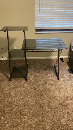 Glass Computer Table