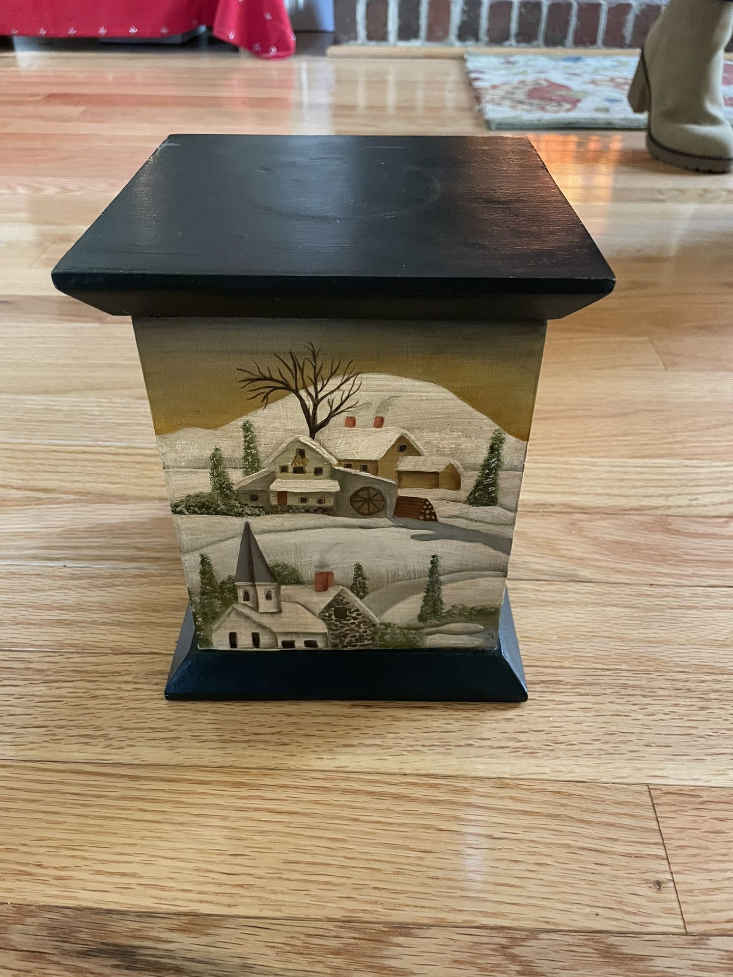 Wood Candle Holder