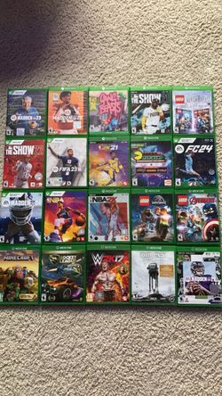 Xbox games- 5-10 dollars per game