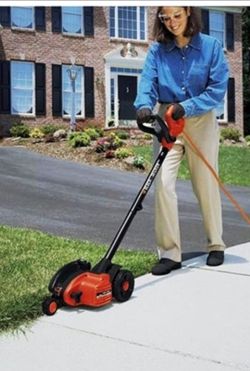 BLACK+DECKER Landscape Edger and Trencher a corded electric outdoor tool.