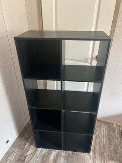 8 cube wood organizer