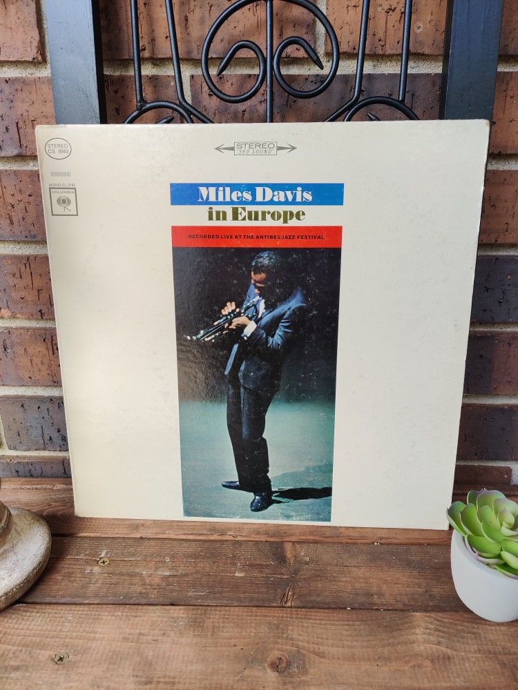 Vintage Miles Davis IN Europe Vintage Lp/Album/Record/Album