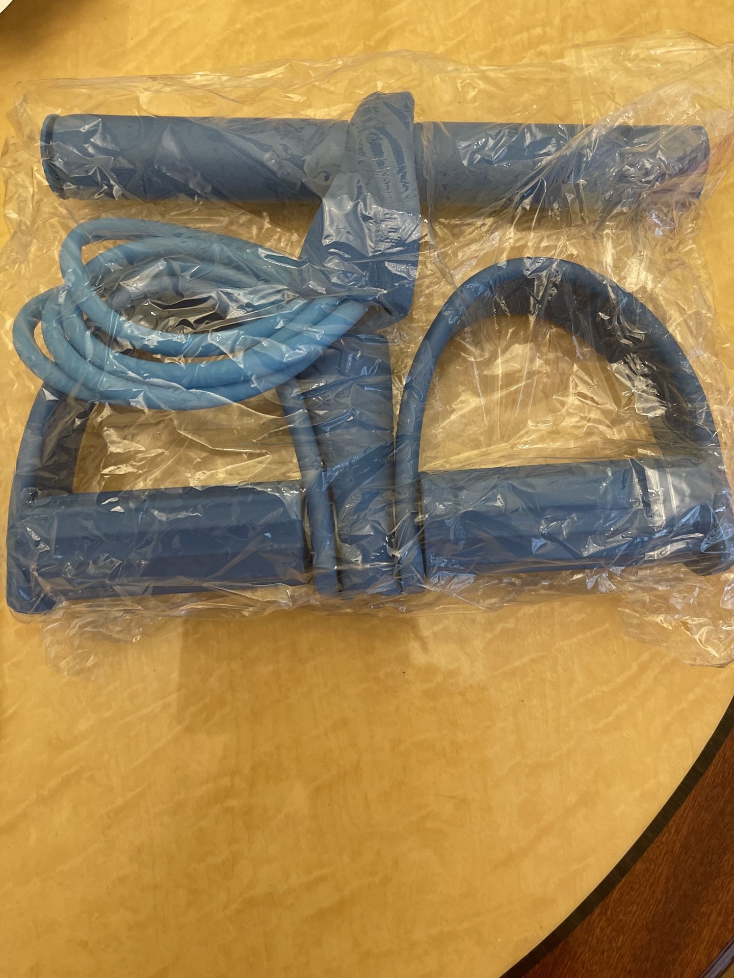Two New Blue Pedal Resistance Band