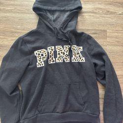 VS PINK cheetah hoodie 