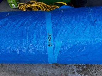Blue Poly Tarp 20x16