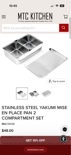 Stainless steel Yakumi Ire 2-ko