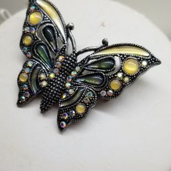 QUINTESSENTIAL ART DECO MARCASITE BUTTERFLY 