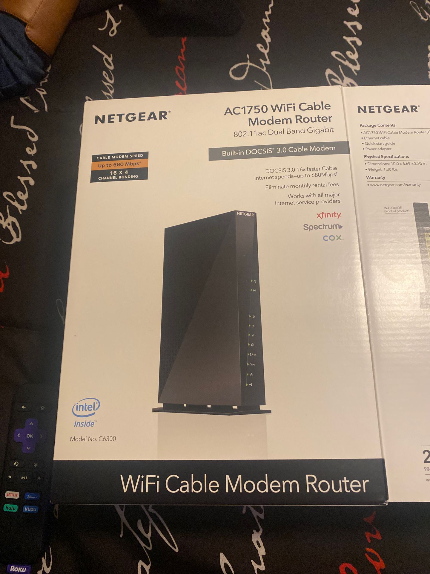 Wfi cable modem router