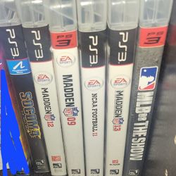 (6) Playstation 3 Games