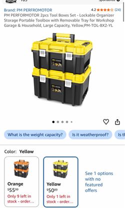 PM PERFORMOTOR 2pcs Tool Boxes Set