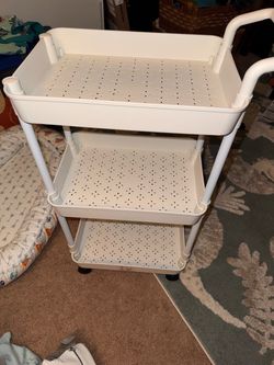 3-tier rolling cart