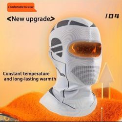 Windproof Thermal Ski & Motorcycle  Mask - Full Face & Head Cover for Men & Women, Cold Weather Riding Gear