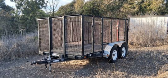Heavy-Duty Dual-Axle Utility / Landscaping-Fencing Trailer — $3,500