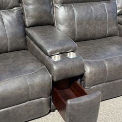 SimonLI REAL leather sectional