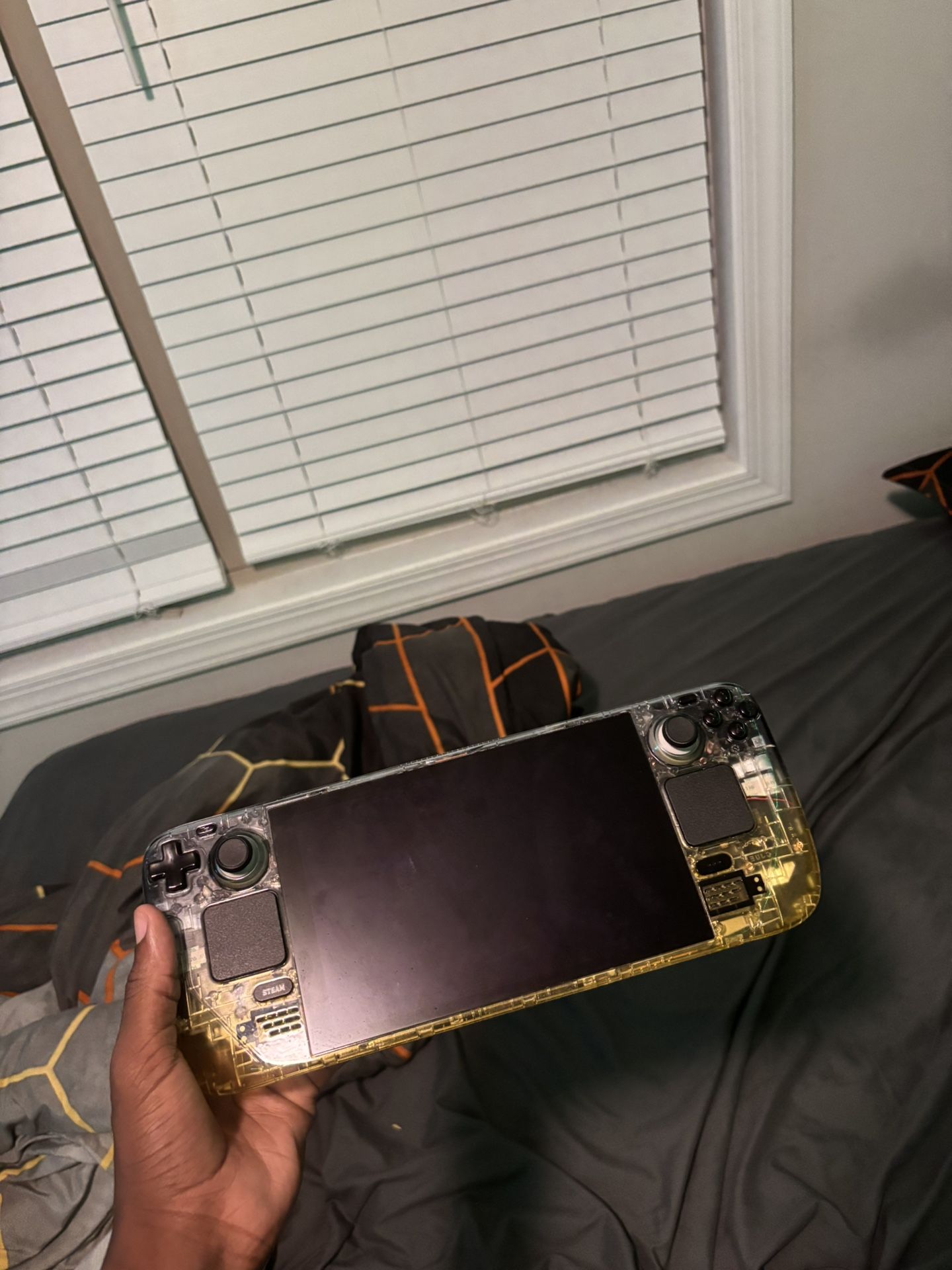 Steamdeck With 2TB Storage And Atomic Yellow Shell