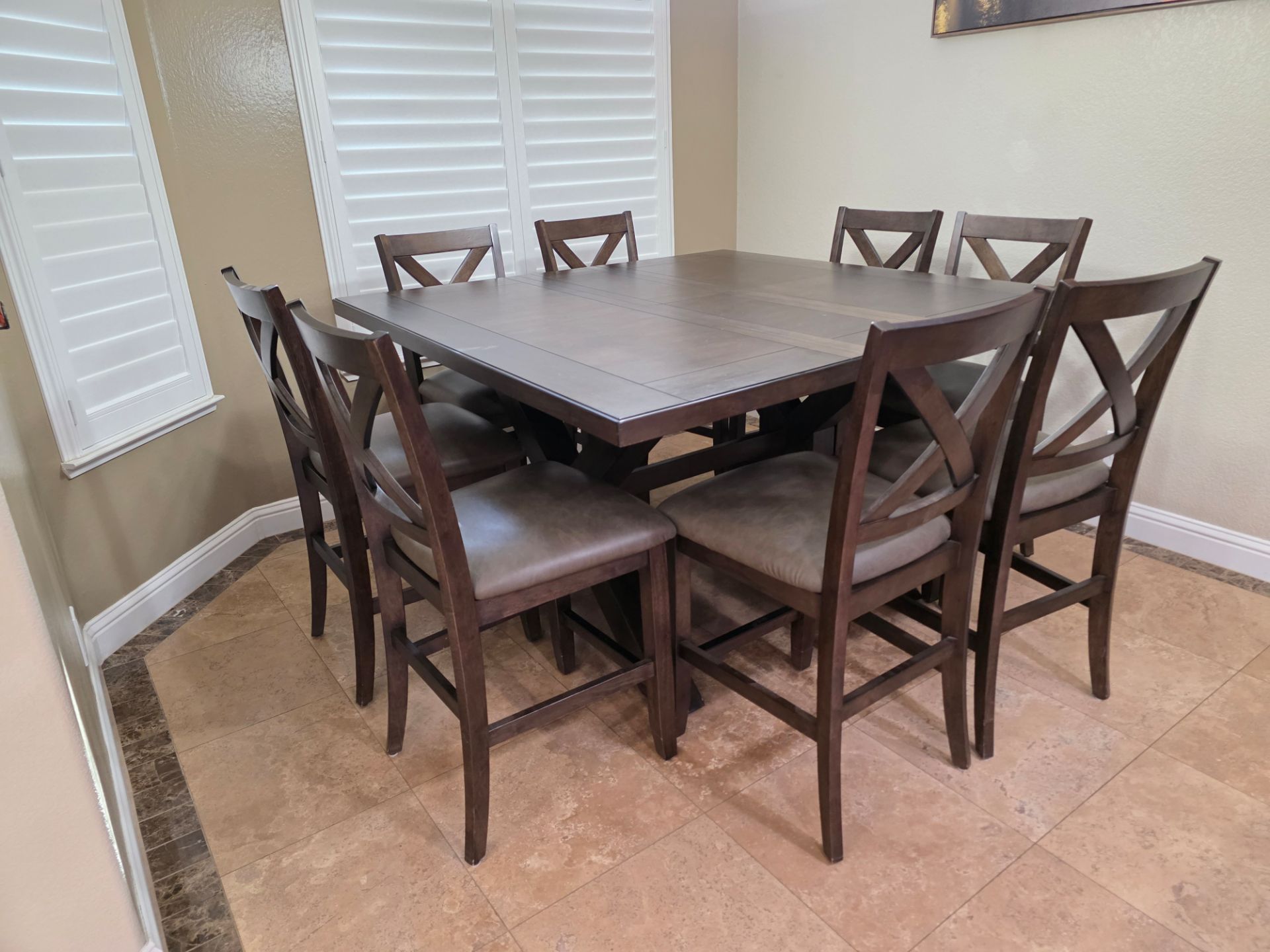 Langston 9-piece Counter height Dining set