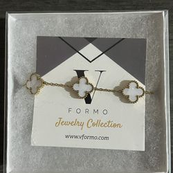 18K Gold plated Van Cleef & Arpels Vintage Alhambra bracelet