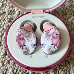 AVIOT TE-D01i Wireless Bluetooth Earbuds - Pink 