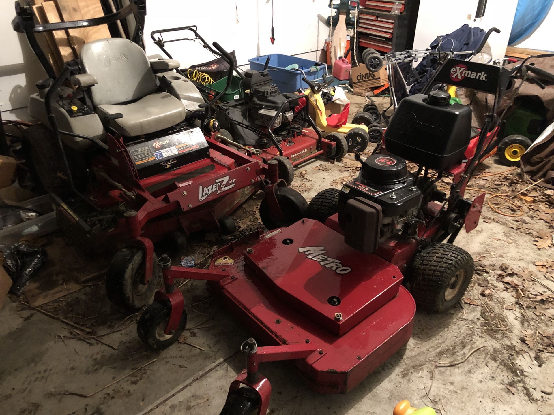 Exmark Metro 36” walk behind mower