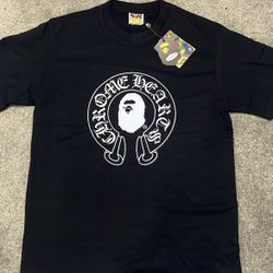 chrome hearts x bape t-shirt