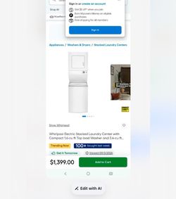 Washer and dryer