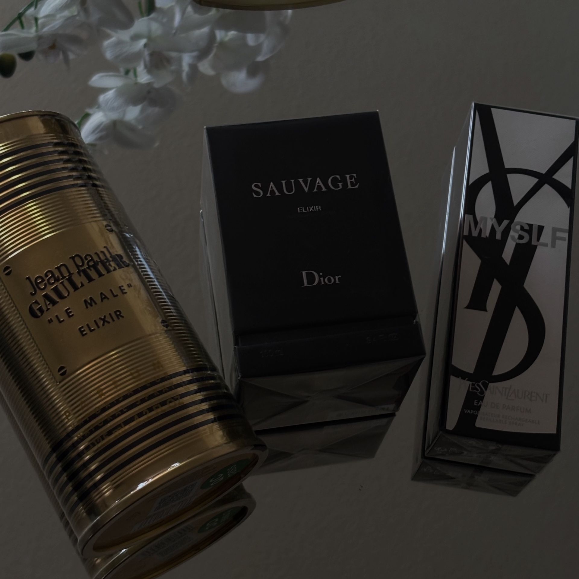 Colognes (jean paul gaultier, dior, YSL)
