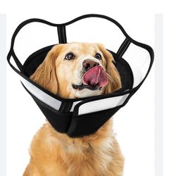 Cryptdogle Dog Cone Collar for After Surgery, Soft Pet Recovery Collar/B9