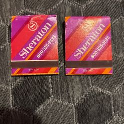 Cute Vintage Matchbooks Sheraton Unused