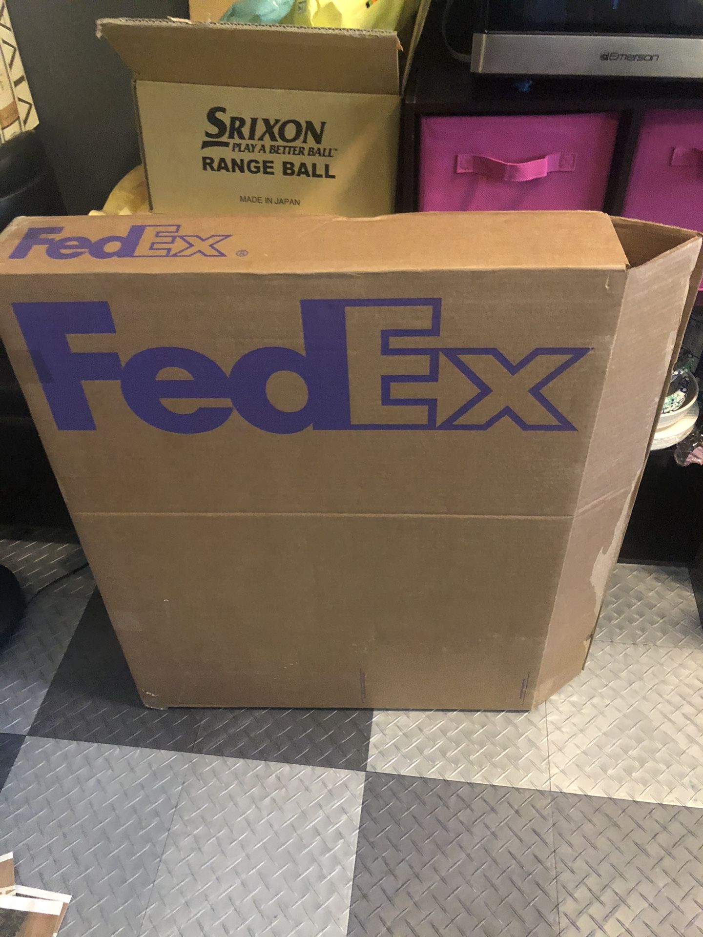 FedEx shipping box