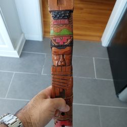 Vintage Hand Carved Bolivian Flute