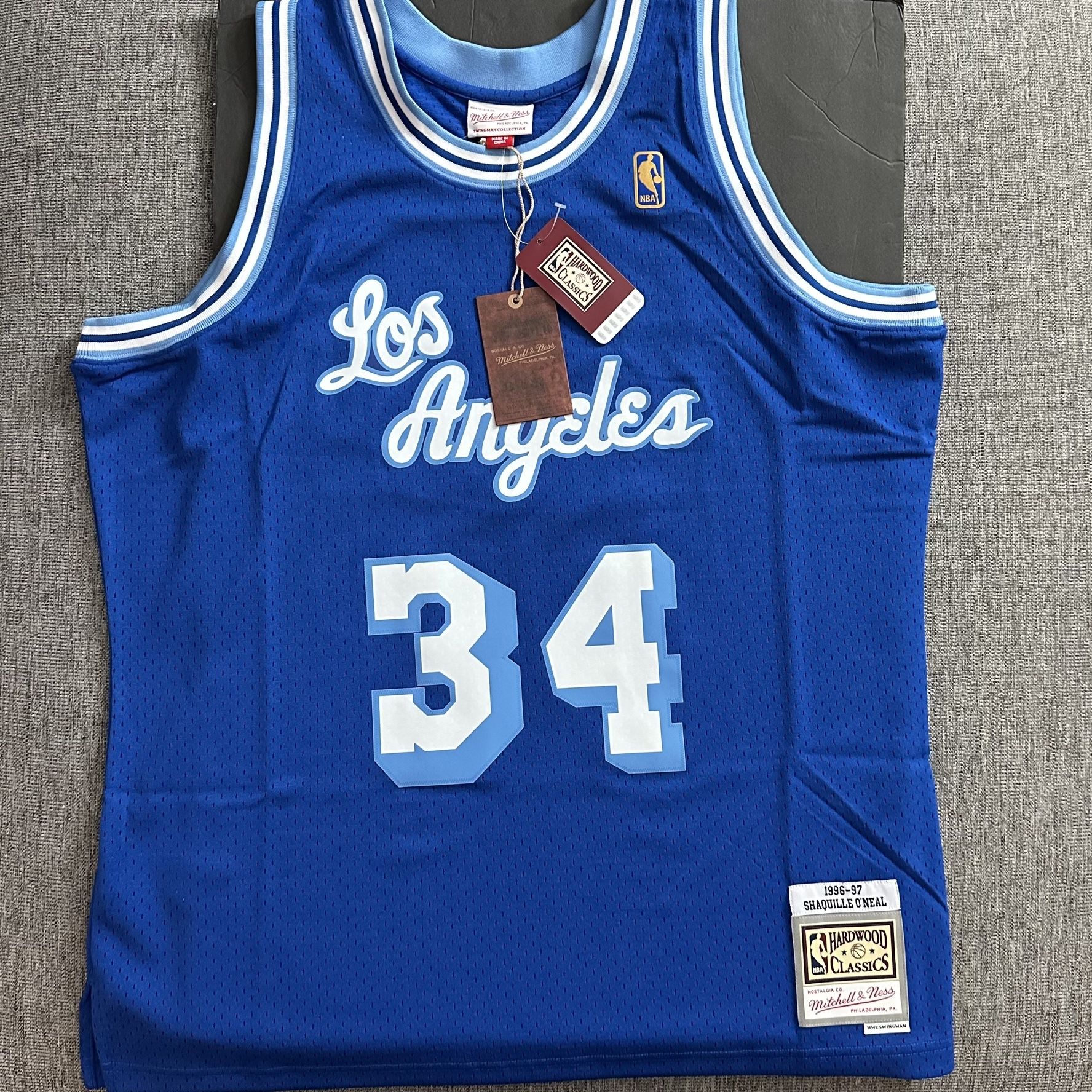 New Shaq O'Neal LA Lakers 1996-97 Mitchell & Ness Swingman Jersey Blue XXL  for Sale in Santa Ana, CA - OfferUp