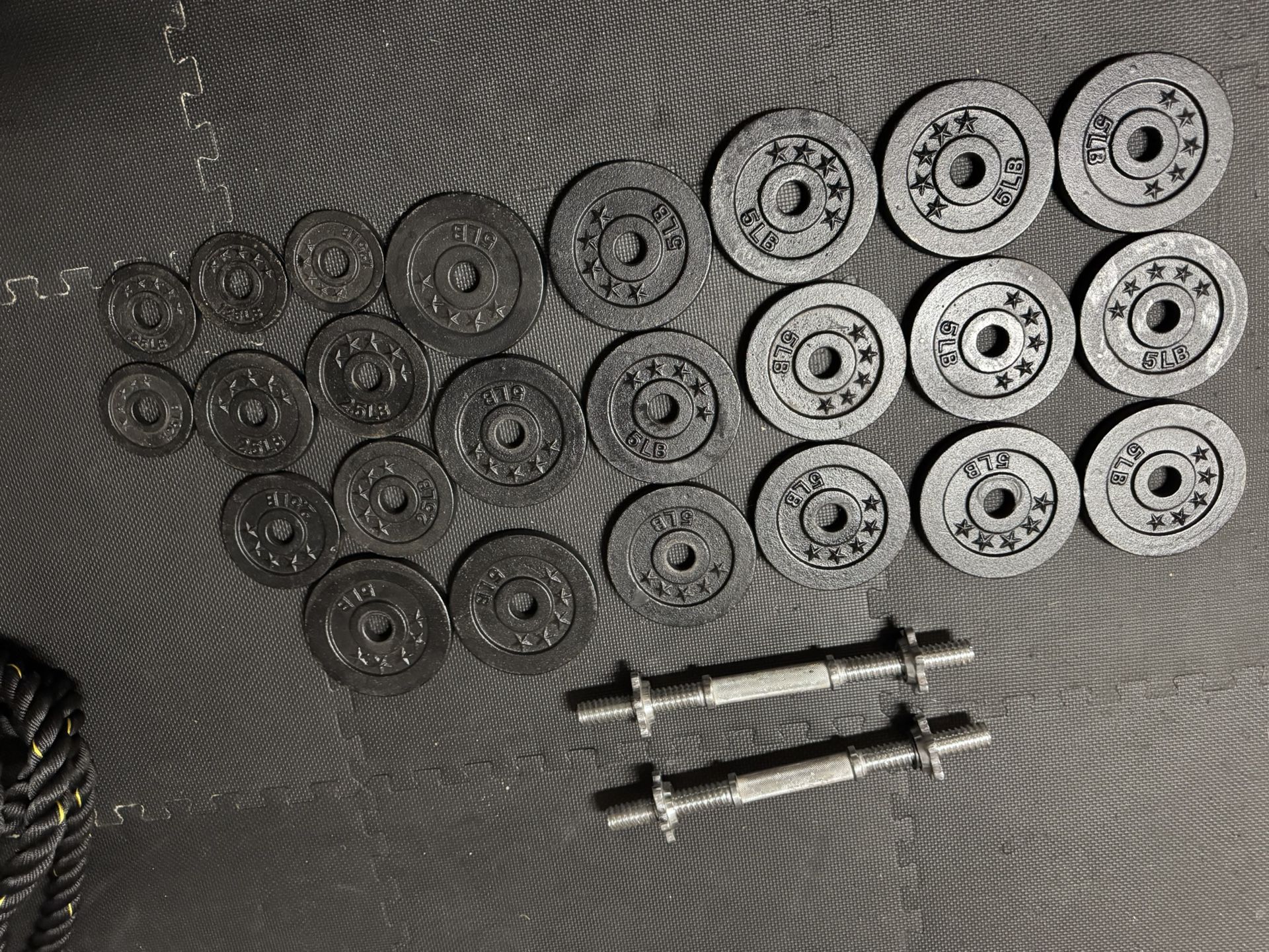 Dumbbell Set with Weight Plates