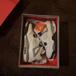 Air Jordan 4 Retro "White Cement" 2025 FV5029-100 Men's Size 10