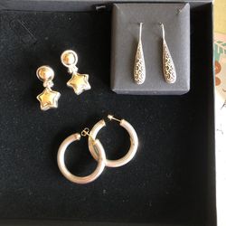 Sterling silver earrings