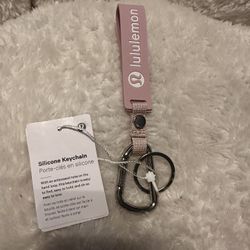 Lululemon Keychain Silicone 