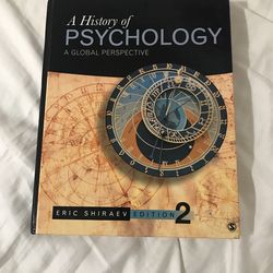 A History Of Psychology Eric Shiraev Edition 2