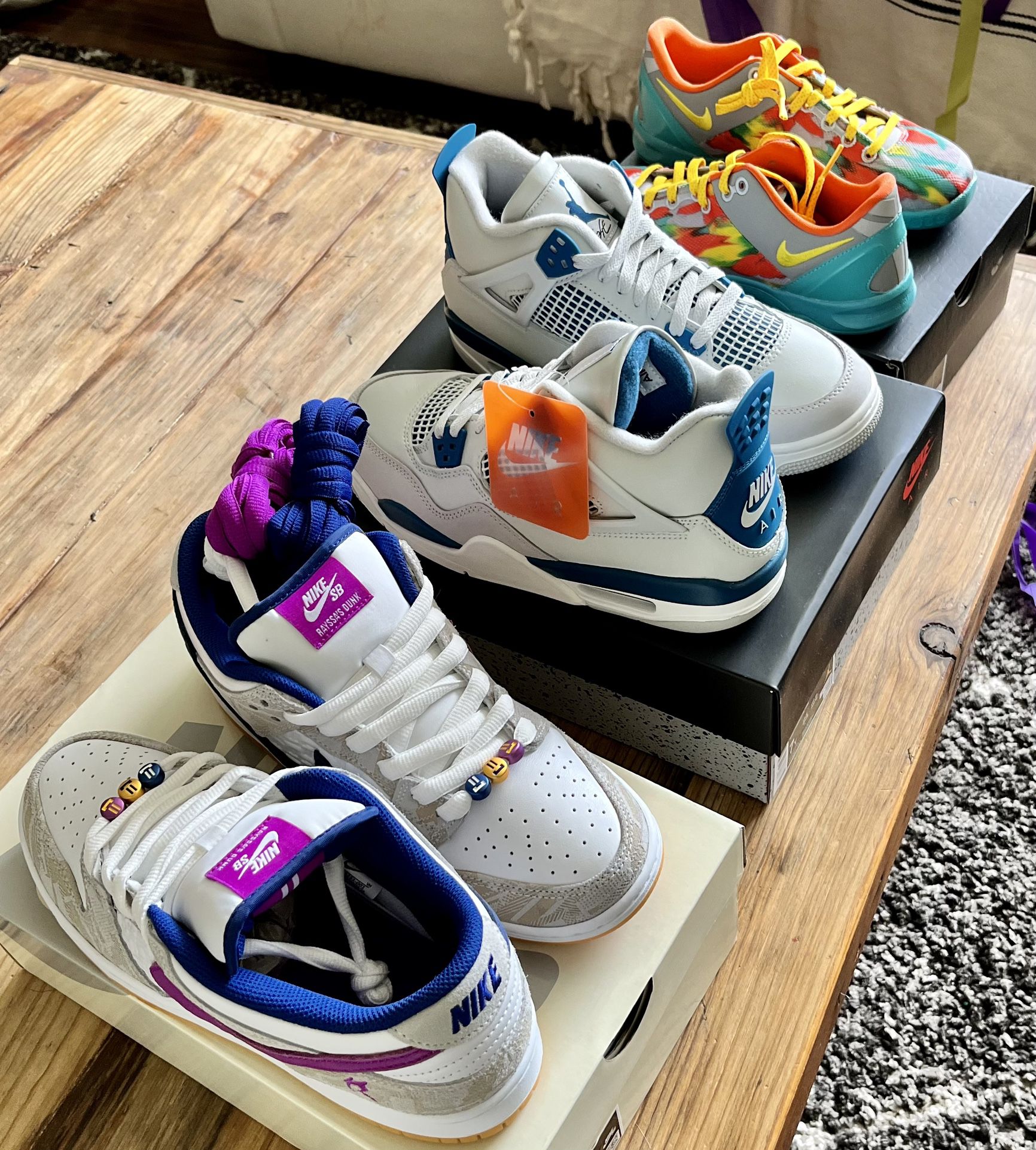 Nike Sb, Jordan 4, And Kobe