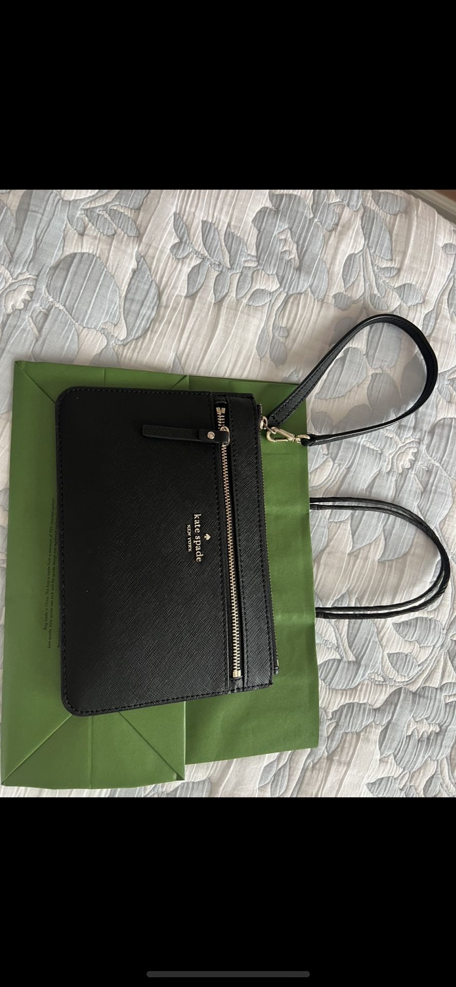 Kate Spade New York Black Wristlet