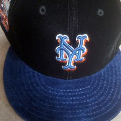 New York Mets baseball team fitted cap