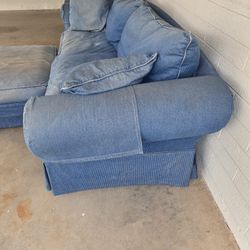 **Free ** Couch,  Loveseat And Ottoman 