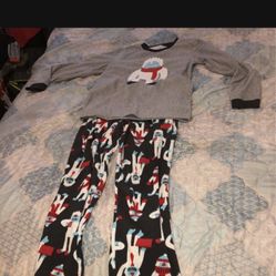 Used Boys Carters Microfleece Pijamad Size 14