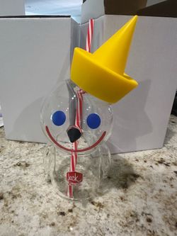 NEW- sold out- Jack in the box glass cup
