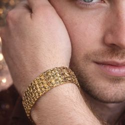 14 K Solid Gold Bracelet 