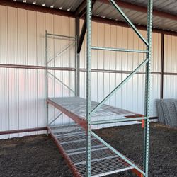 Pallet Racking 8’ Tall 12’ Wide 