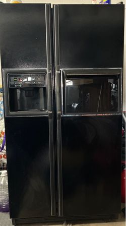 GE Profile Black Side-by-Side Refrigerator