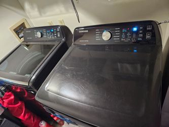 Top washer and Gas dryer Samsung