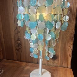 Pottery Barn Kids Capiz Shell Lamp 