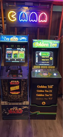Arcade1Up Star Wars & Golden Tee Arcade Cabinets
