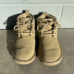 UGG NEUMEL CHUKKA Ankle Boots Suede For Women's SZ 7 in Mustard Seed