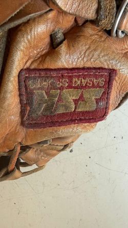 Vtg Sasaki Sports made in Japan Catchers Mitt Good Condition Lot of Life OBO